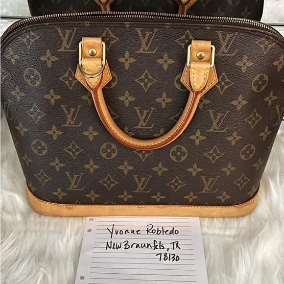 Louis Vuitton Handbags - Sold! Louis Vuitton Alma MM